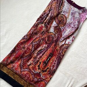 Rachel Roy Collection paisley print shift dress